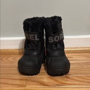 Sorel Toddler Commander Black Winter Boots